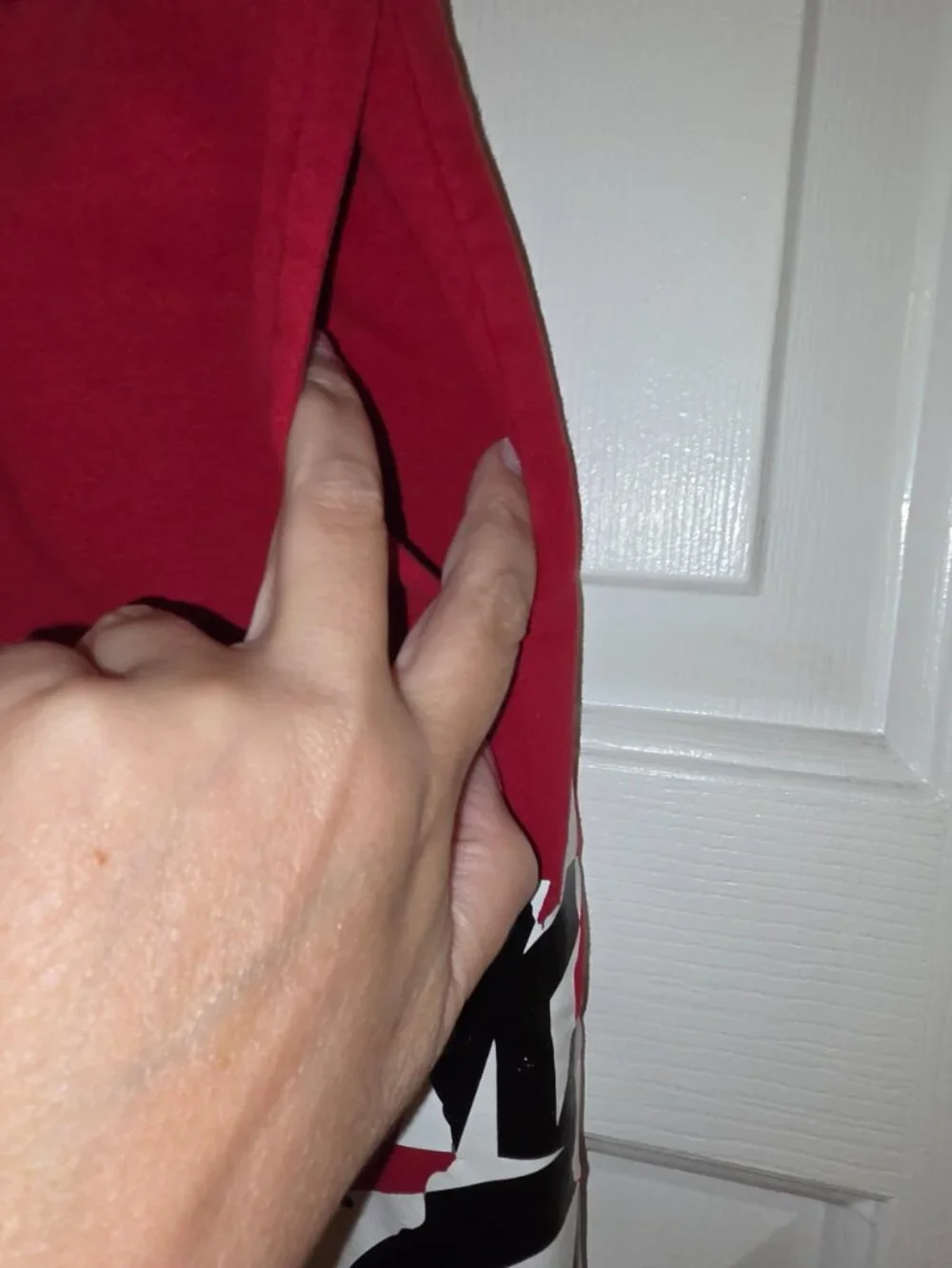 Nike Air Red Sweats, Size Youth Large